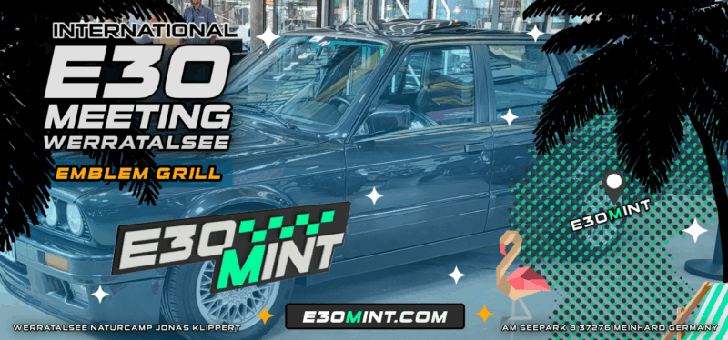 EMBLEM GRILL E30MINT
