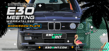SHOWROOM KENNZEICHEN E30MINT